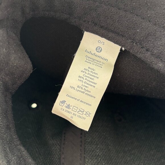 lululemon black spacer fabric ball cap - Picture 4 of 5